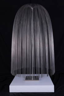 Harry Bertoia (It./Am. 1915-1978), Willow, c. 1969, Stainless steel: Harry Bertoia (It./Am. 1915-1978) Willow, c. 1969 Stainless steel Unsigned Approx. 65 1/2" x 39" actual Provenance: Private Collection, Massachusetts