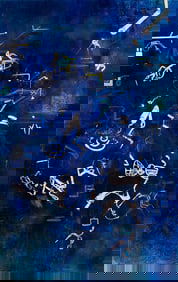 Heide Trepanier (Am. 21st Century), "Eroticon" 2000, Oil on canvas, unframed