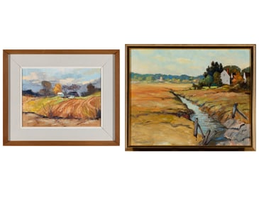 Charles Goodhue (Am. 1915-2005), Two Works