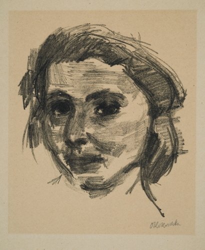 Oskar Kokoschka, Portrait of a Woman: Oskar Kokoschka Aus. 1886–1980 Portrait of a Woman Signed "Kokoschka" l.r. Charcoal 13 1/2 x 11 in. (34.3 x 27.9 cm) Property of a Maine family