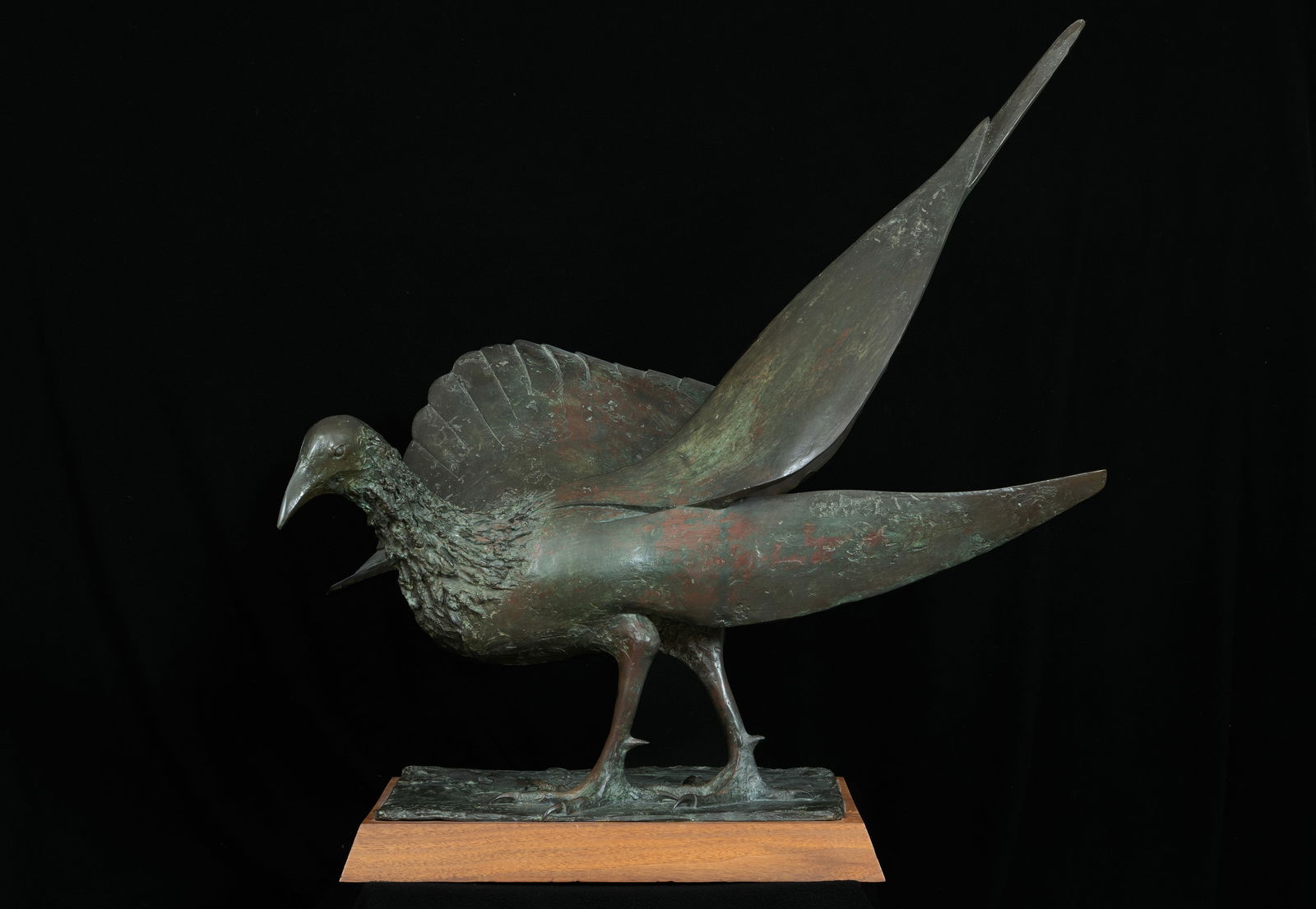 Elliot Offner (Am. 1931-2010), Larger Cambridge Pheasant, 1997, Bronze (1 of 4)
