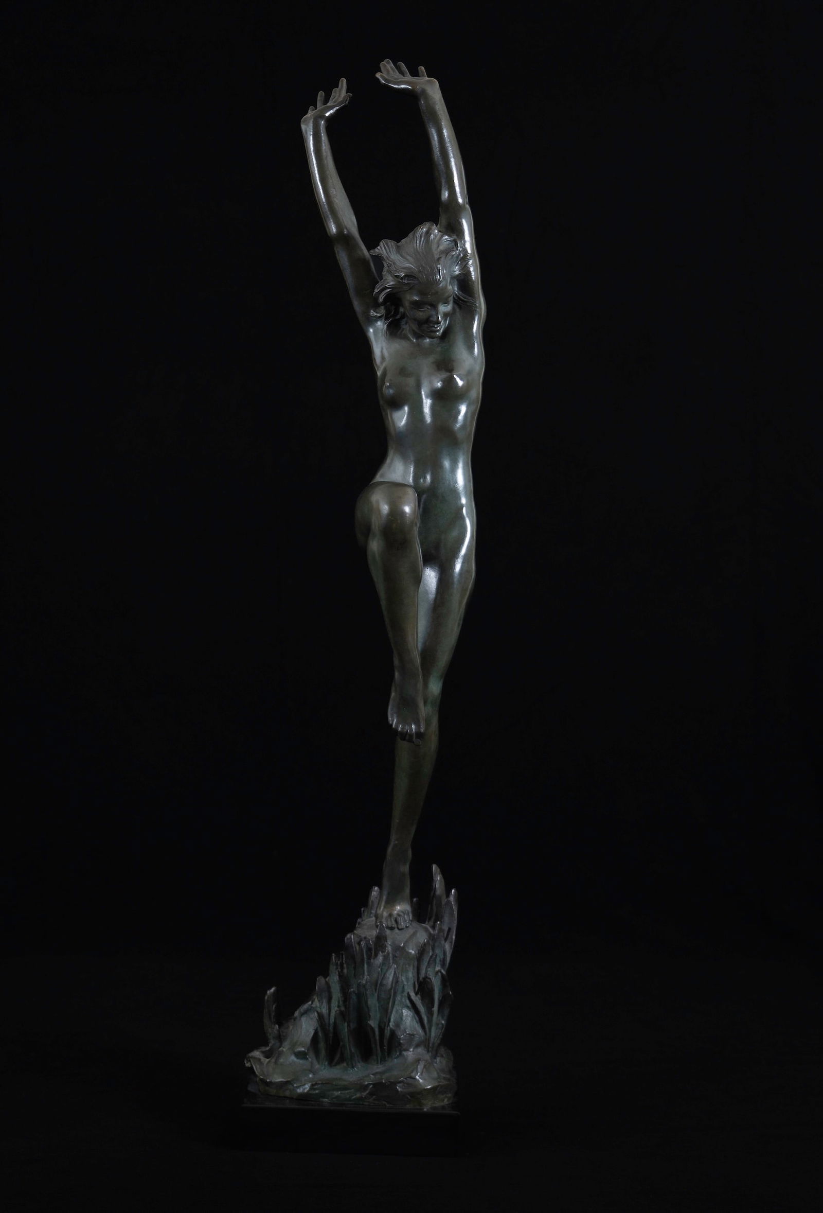 Harriet Whitney Frishmuth (Am. 1880-1980), Joy of the Waters,1920, Bronze (1 of 5)