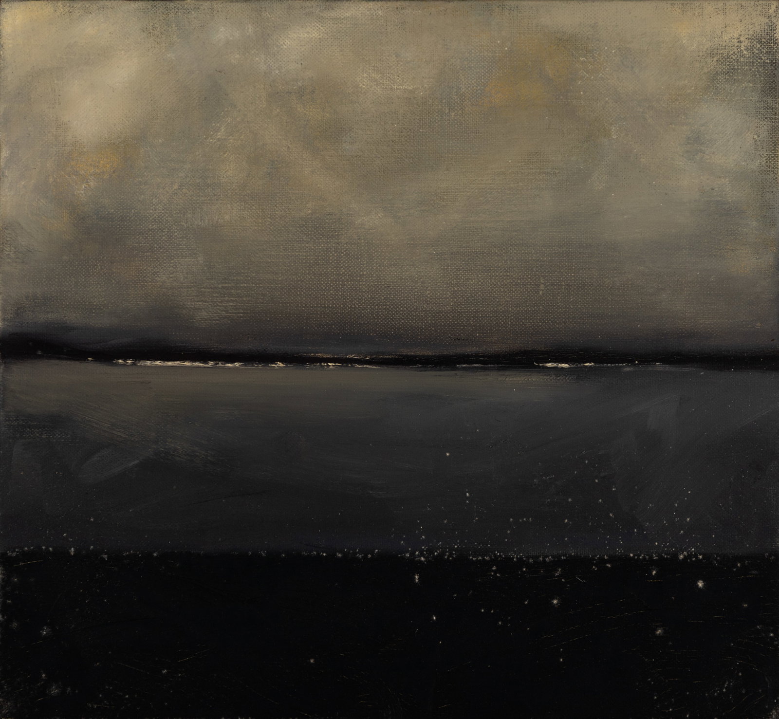 Dozier Bell (Am. b. 1957), Horizon, 1986, Oil on canvas, framed (1 of 5)