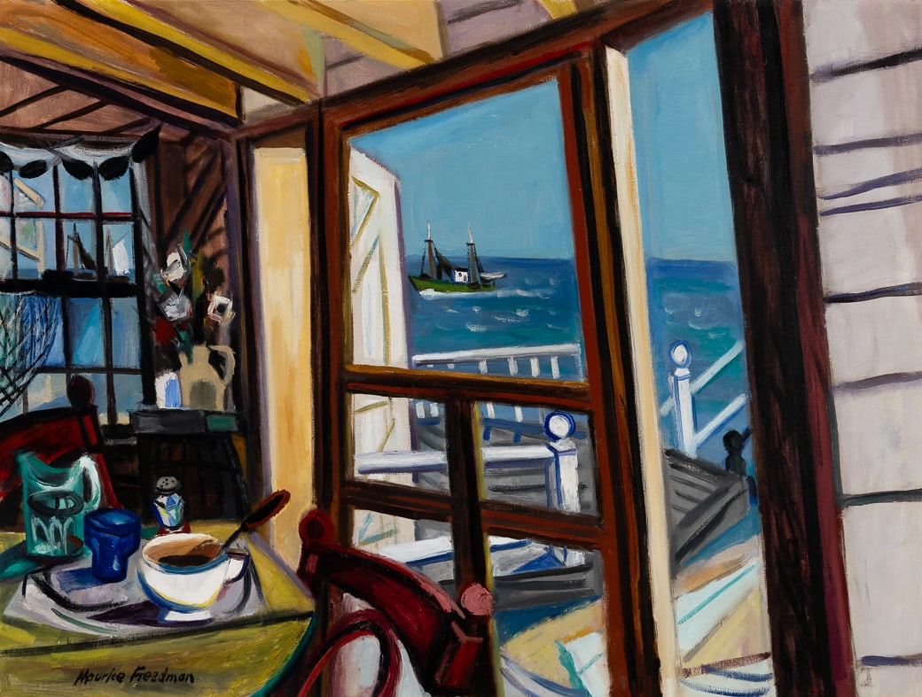 Maurice Freedman (Am. 1904-1985), Untitled (Maurice Sterne House and Studio, Provincetown), Oil on (1 of 5)