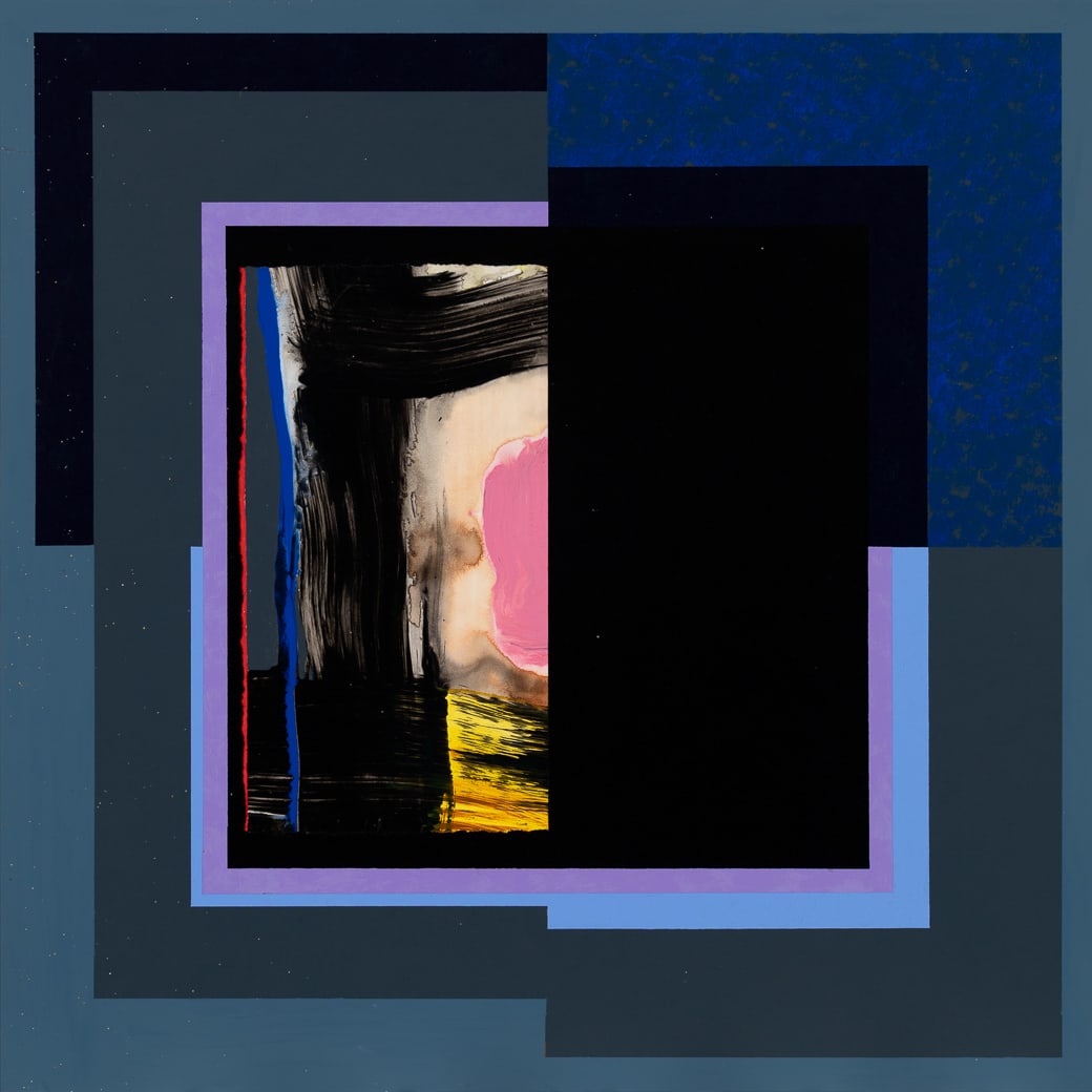 William Manning (Am. b. 1936), "Eternitime #9" 2007, Acrylic on board, unframed (1 of 5)