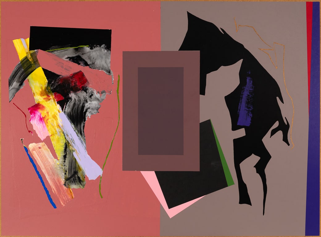 William Manning (Am. b. 1936), "Painting #506" 2013, Acrylic on board, framed (1 of 5)