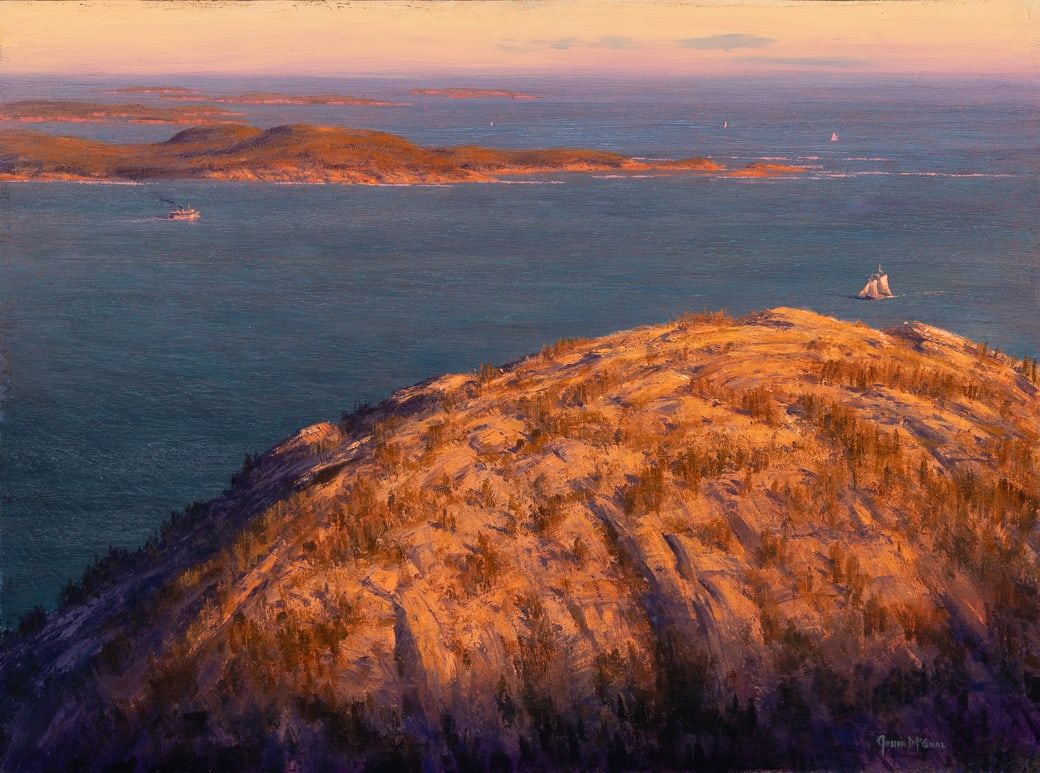 Joseph McGurl (Am. b. 1958), Vista, Oil on board, framed (1 of 4)