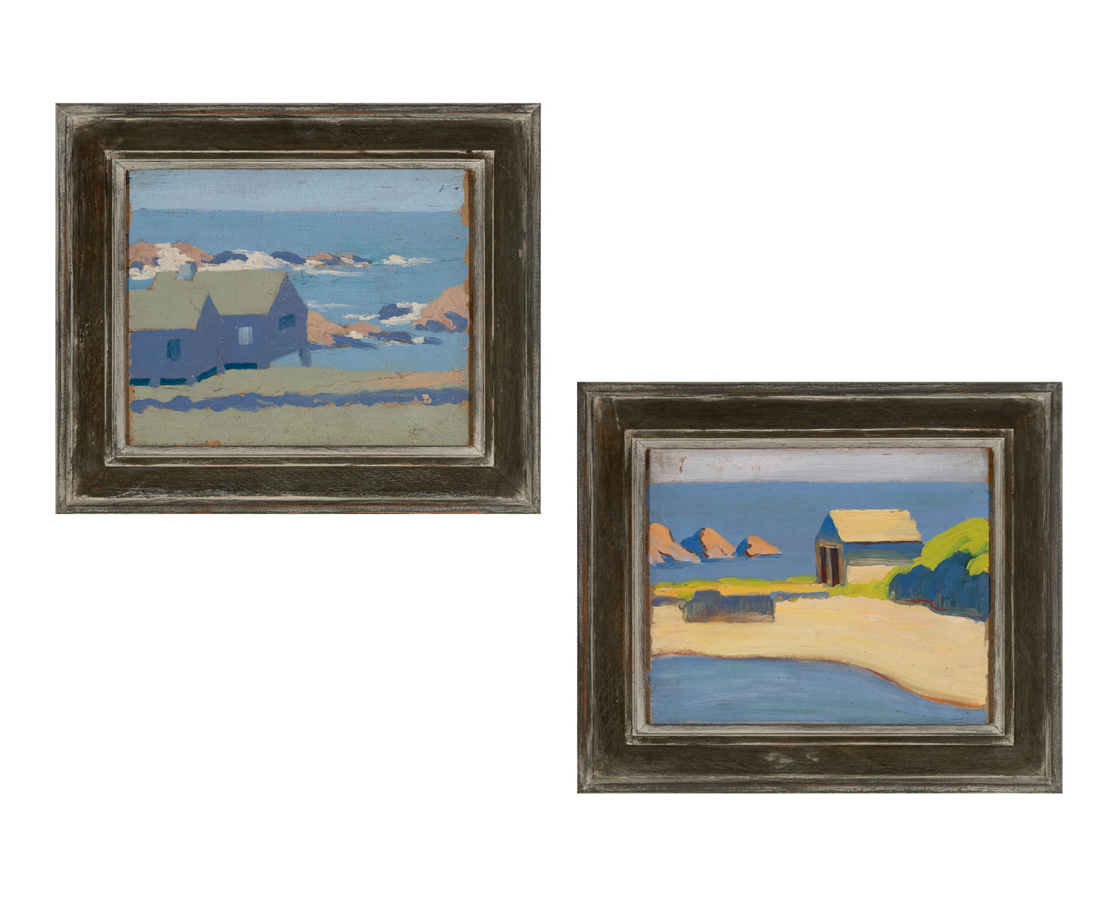 Attributed to Elwyn George Gowen (Am. 1895-1954), Two Works, (1 of 7)