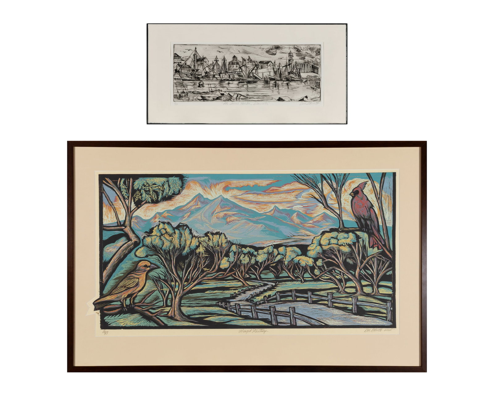 Don Gorvett (Am. b. 1949), Two Works, (1 of 14)