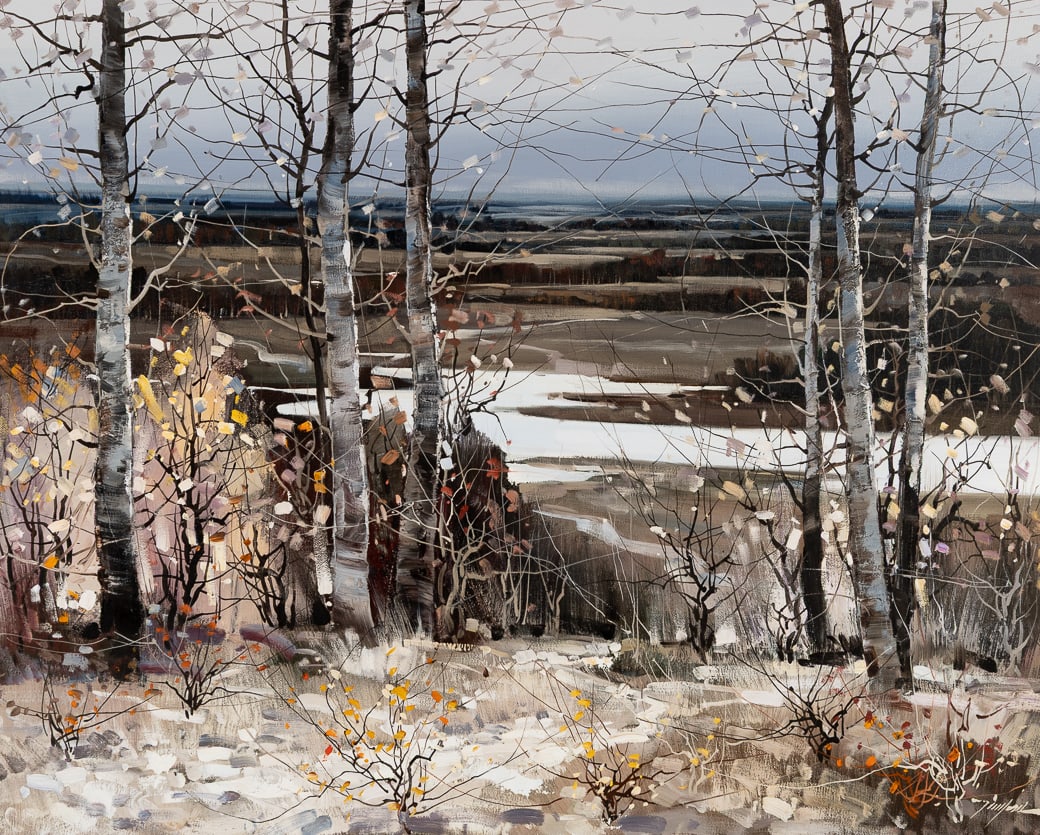 Tinyan Chan (Chn. b. 1942), November, Oil on canvas, framed (1 of 6)