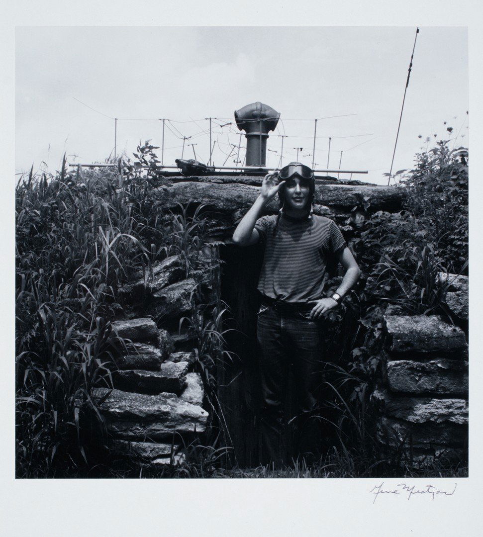 Ralph Eugene Meatyard: Ralph Eugene Meatyard Am. 1925–1972 Untitled (Man in Striped Shirt) Signed "Gene Meatyard" b.r. Photograph 7 1/2 x 7 1/2 in. 19.1 x 19.1 cm The photographs in this sale are from five various and hig