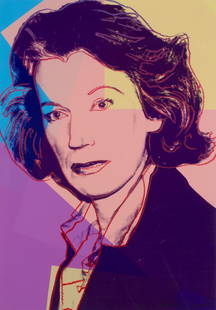 Andy Warhol - Portrait of Mildred Scheel: Andy Warhol Am. 1928–1987 Portrait of Mildred Scheel Signed and numbered "Andy Warhol 570/1000" l.r. Screenprint 30 x 21 7/8 in. 76.2 x 55.6 cm Artist Full Name:Andy Warhol Medium:Screenprint Proven