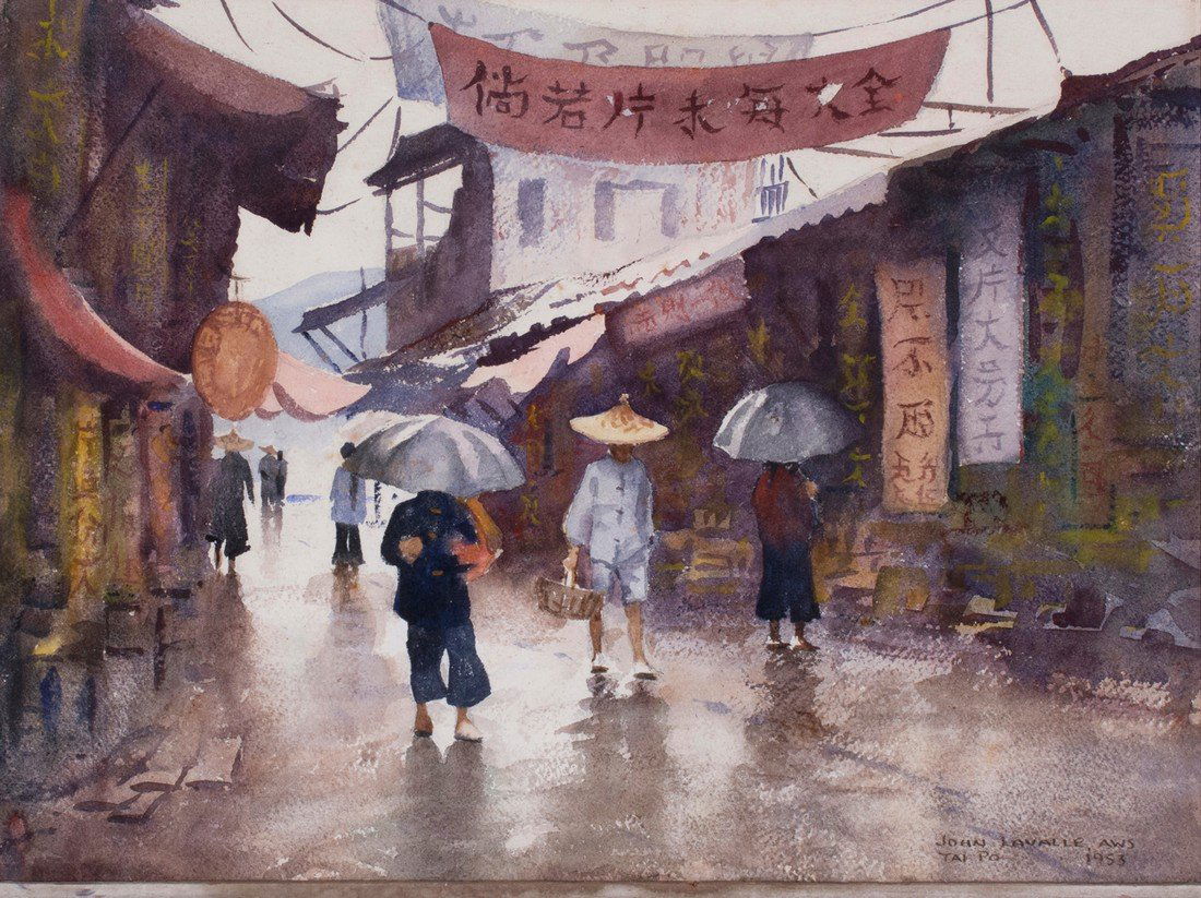 John LaValle -  A Rainy Day in the Market, Tai Po, Hong (1 of 3)