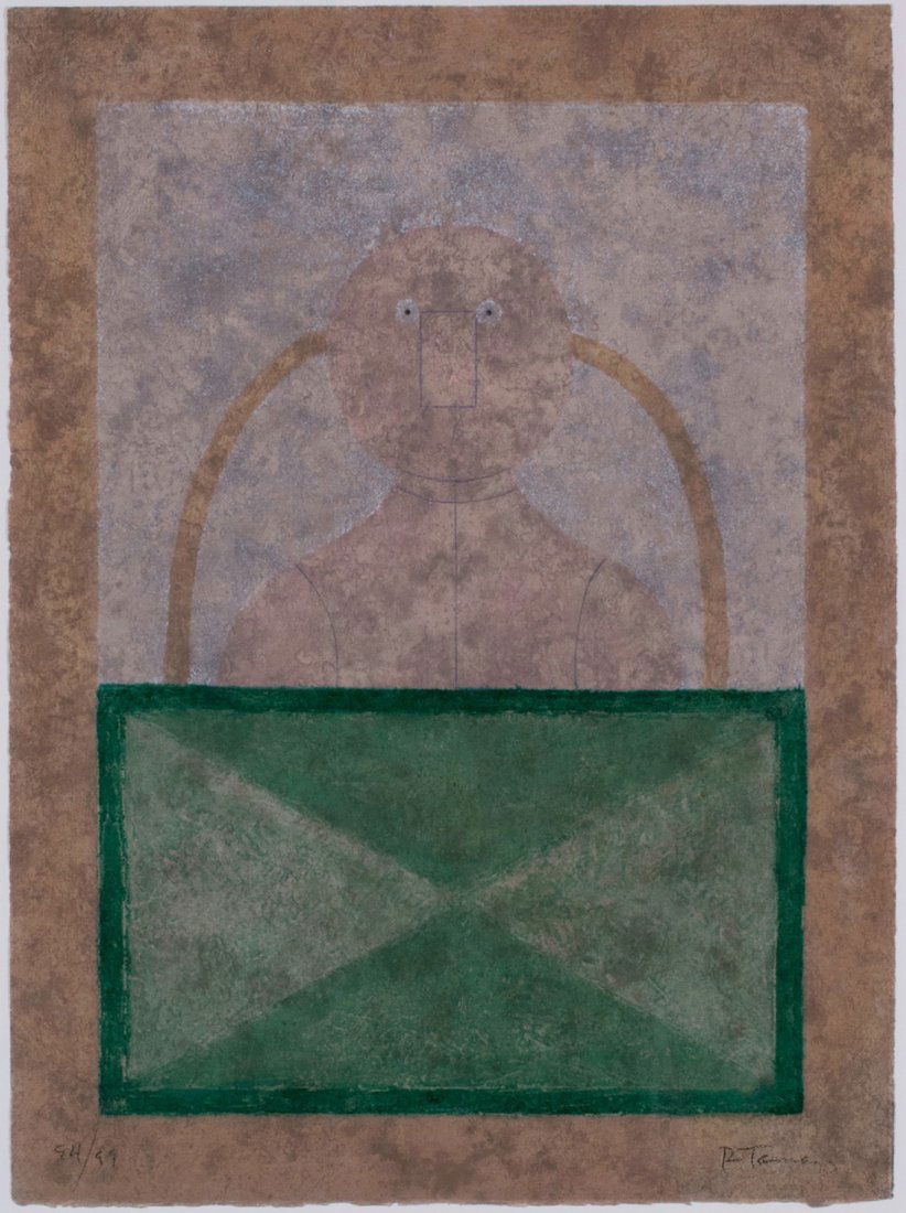 Rufino Tamayo -  Torso En Rosa, 1980 (1 of 3)