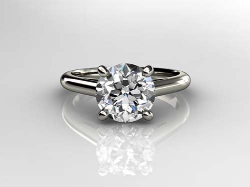 Genuine 1.50 ct Round cut Diamond Solitaire Ring, I-J, : Diamond count: 1 ROUND CUT Diamond weight: 1.5ctw Diamond color: I-J Diamond clarity: SI2 Metal: 14K White Gold Ring size: 6.5 Availability: 3 Business days, ready to ship