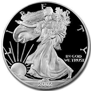 Proof Silver Eagle 2002-W: Proof Silver Eagle 2002-W