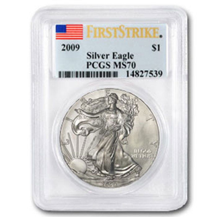 2009 1 oz Silver American Eagle MS-70 PCGS (FS): 2009 1 oz Silver American Eagle MS-70 PCGS (FS)