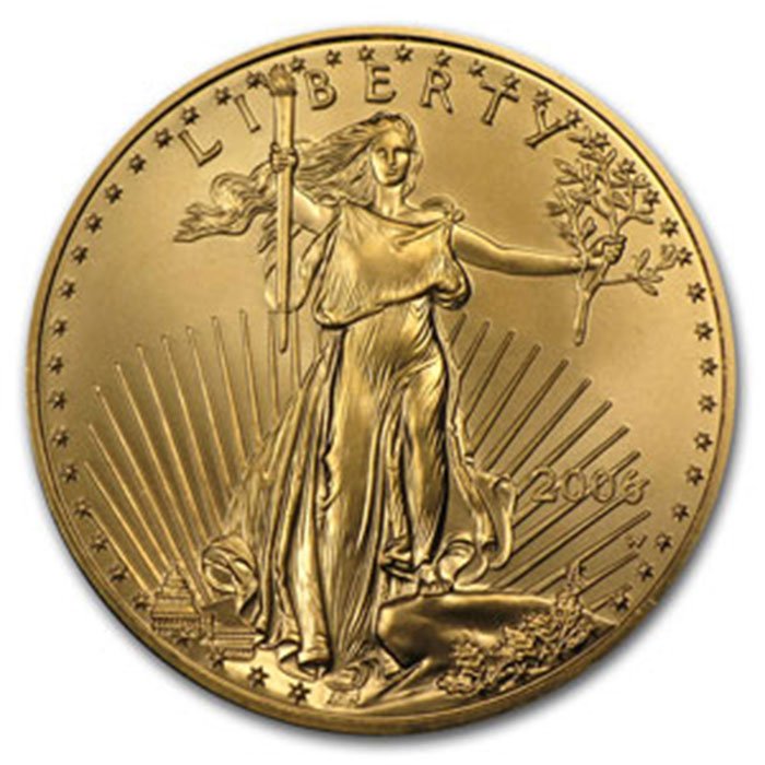 2006-W 1 oz Burnished Gold American Eagle: 2006-W 1 oz Burnished Gold American Eagle