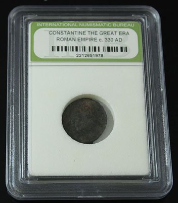 ROMAN COIN (CONSTANTINE THE GREAT) INB 330 AD nearly: ROMAN COIN (CONSTANTINE THE GREAT) INB 330 Ad nearly 1700 years old *Est.*100-300