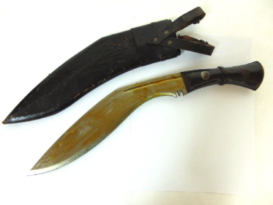 VINTAGE AFRICAN GURKHA KUKRI FIGHTING KNIFE (1 of 5)