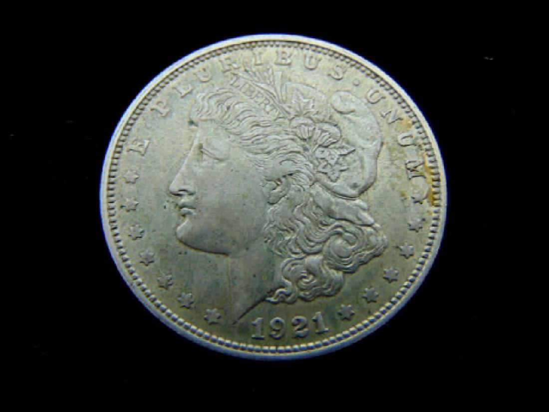 RARE KEY DATE 1921-D MORGAN SILVER DOLLAR COIN (1 of 3)
