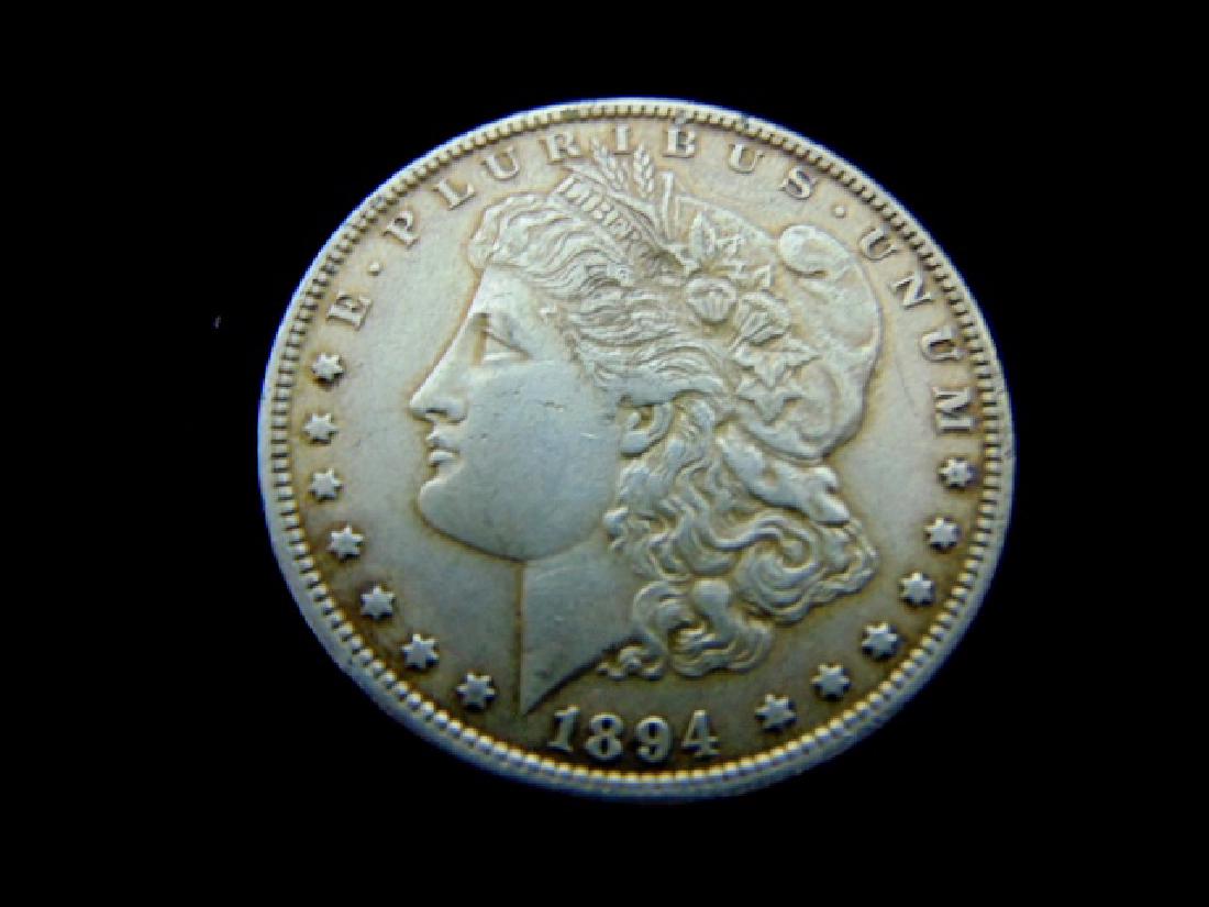 RARE KEY DATE 1894 MORGAN SILVER DOLLAR COIN (1 of 4)