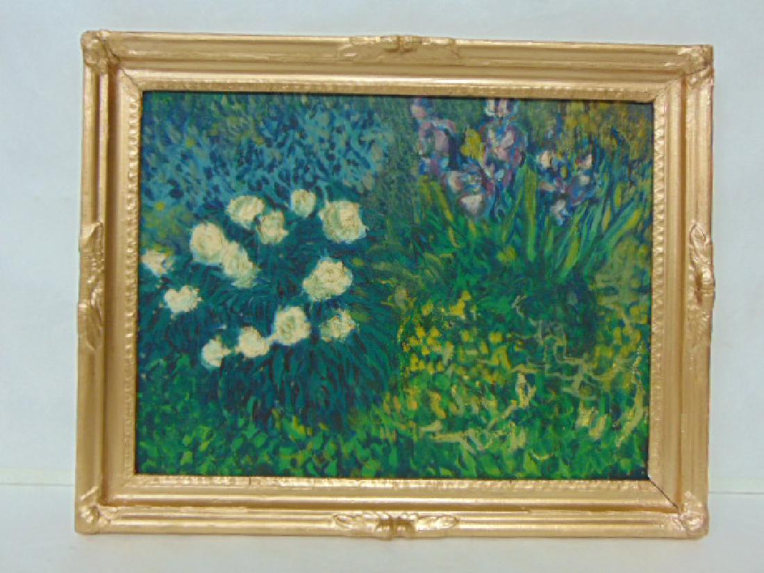VINTAGE IMPRESSIONIST STYLE FLORAL PAINTING (1 of 3)
