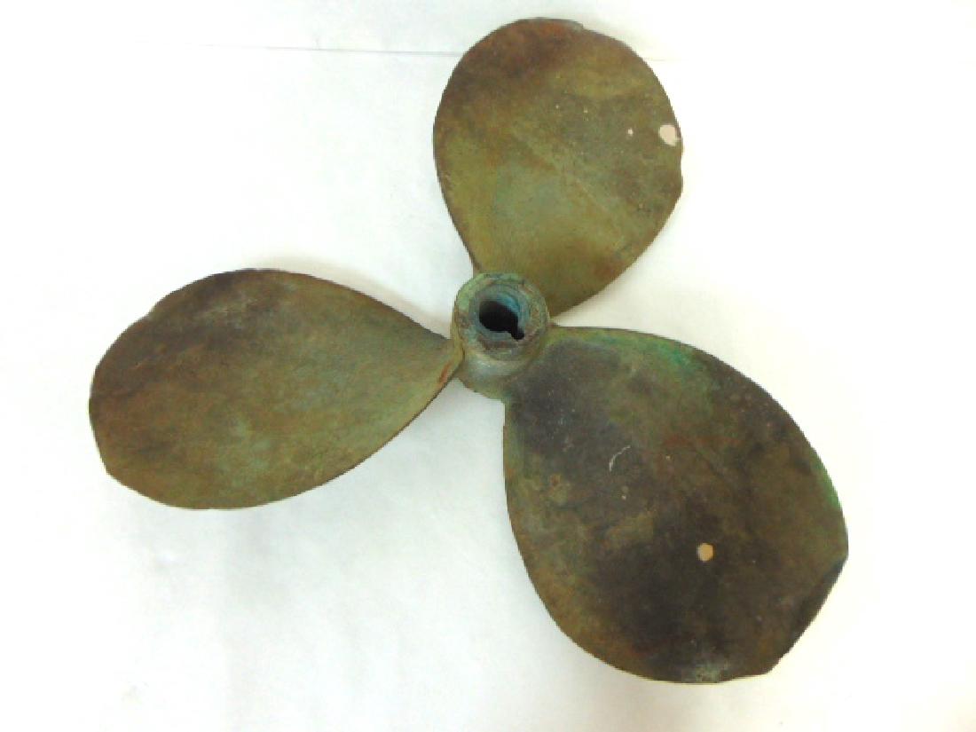 22" ANTIQUE BRONZE BRASS MARITIME BOAT SHIP PROPELLER (1 of 4)