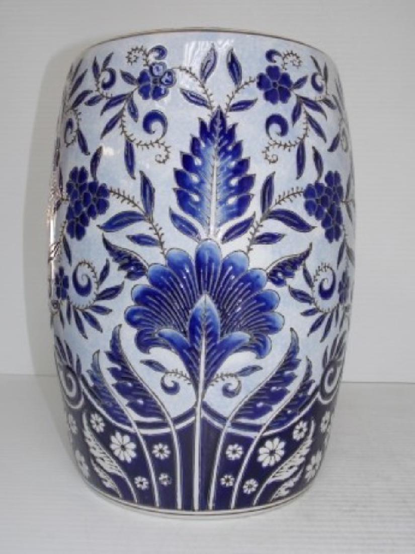 HAND PAINTED CHINESE PORCELAIN GARDEN STOOL (1 of 3)