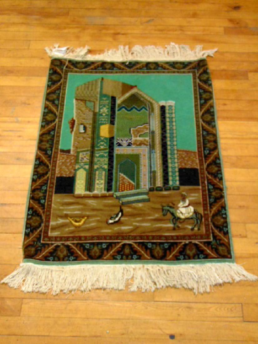 HIGH QUALITY PERSIAN TABRIZ AREA RUG 3'2" X 2'4" (1 of 6)