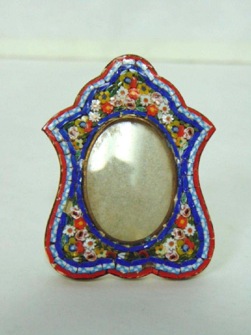 VINTAGE MINIATURE ITALIAN MOSAIC FRAME (1 of 3)