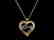 Vintage Sterling Silver Necklace & Heart Love Pendant