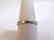 Womens Sterling Silver Ring w/ Diamond Cut Beryl Stone - 4