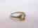 Womens Sterling Silver Ring w/ Diamond Cut Beryl Stone - 5