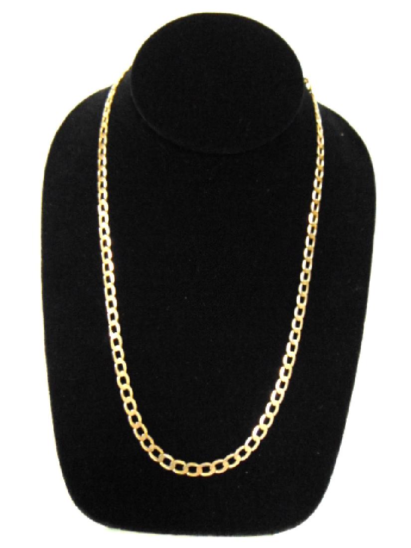 Vintage Estate 10k Gold Chain Necklace (1 of 3)