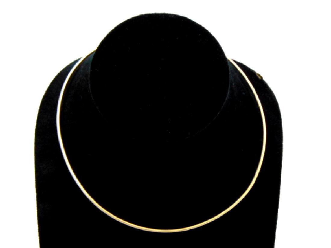 Vintage Estate 14K Yellow Gold Choker Necklace 7.8g (1 of 3)