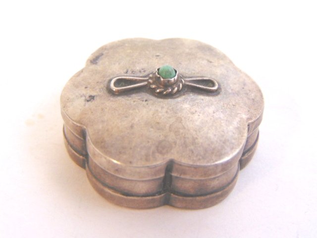 Vintage Antique Sterling Silver Pill Box (1 of 4)