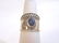 Sterling Silver Lapis Lazuli Cigar Band Ring