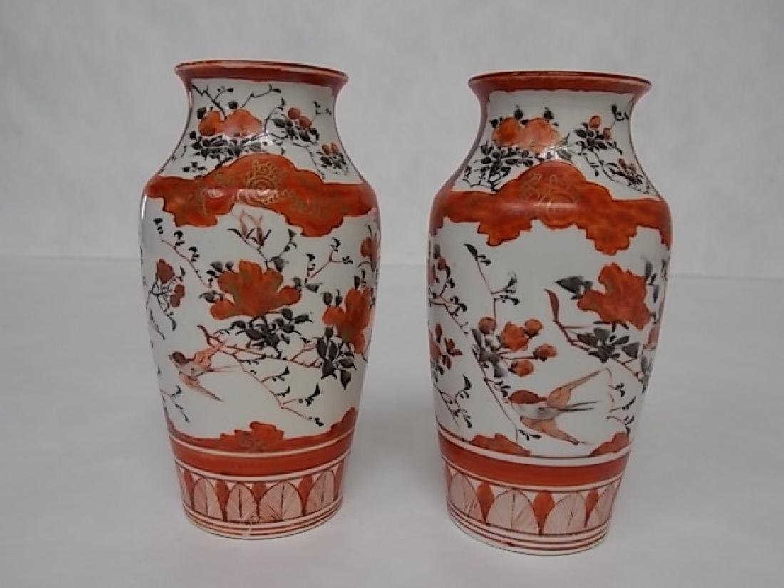 RARE ANTIQUE 19TH C. JAPANESE KUTANI PORCELAIN VASES Apr 25, 2019