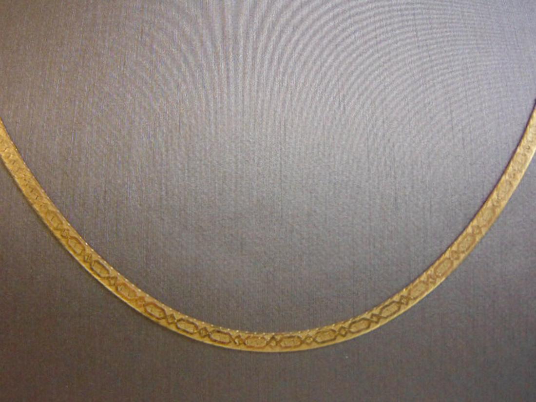 Vintage Estate 14K Gold Herringbone 