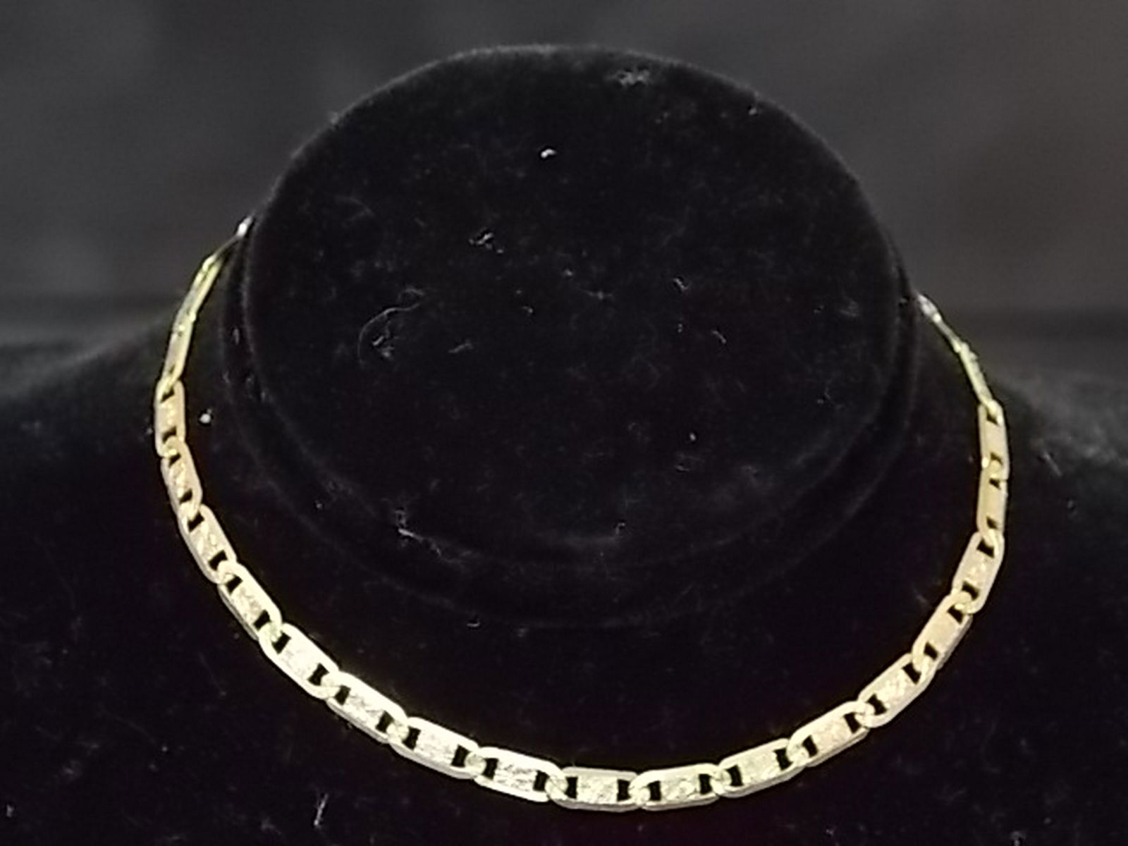 VINTAGE ESTATE 10K GOLD LINK BRACELET 3.17g (1 of 2)
