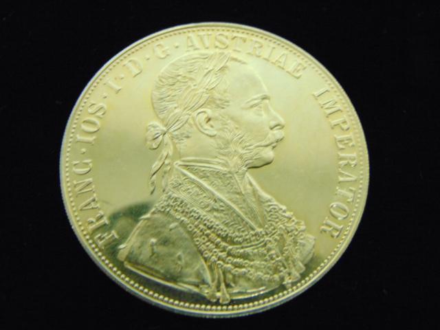 ESTATE FIND 1915 GOLD AUSTRIAN 4 DUCAT COIN (1 of 2)