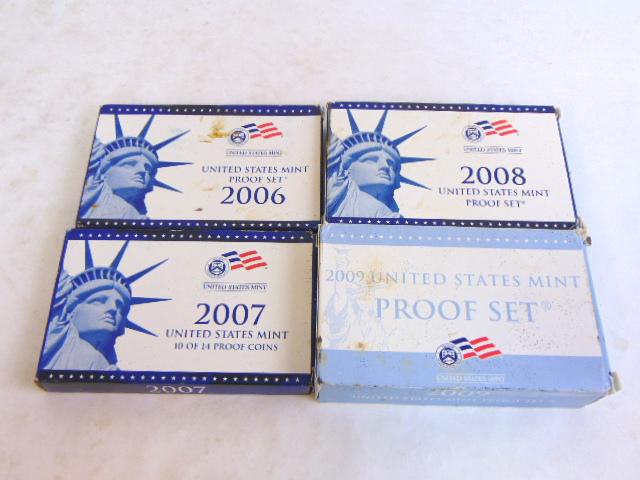 LOT OF 4 COLLECTIBLE U.S MINT PROOF SETS (1 of 5)