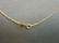 Womens 14k Gold Necklace w/ Diamond Cross Pendant - 3