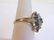 Women's Vintage Estate 10K Yellow Gold Cluster Ring - 2
