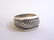 Impressive Vintage Estate Sterling Silver Band Ring - 5