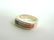 Vintage Estate Sterling Silver Rainbow Gay Pride Ring - 5