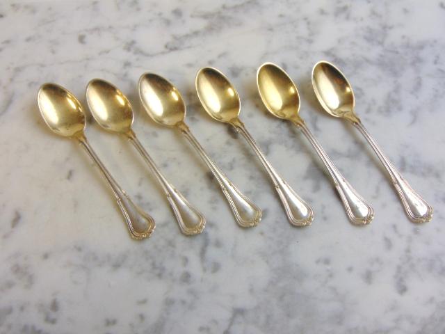 SET OF 6 GORHAM STERLING SILVER DEMITASSE TEASPOONS (1 of 3)