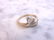 Womens Vintage Estate Sterling Silver Heart Ring