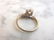 Womens Vintage Estate Sterling Silver Heart Ring - 4